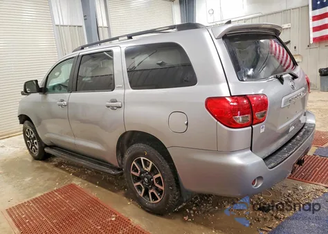 2012 Toyota Sequoia Sr5 из США, поврежденный, VIN 5TDBY5G11CS067835